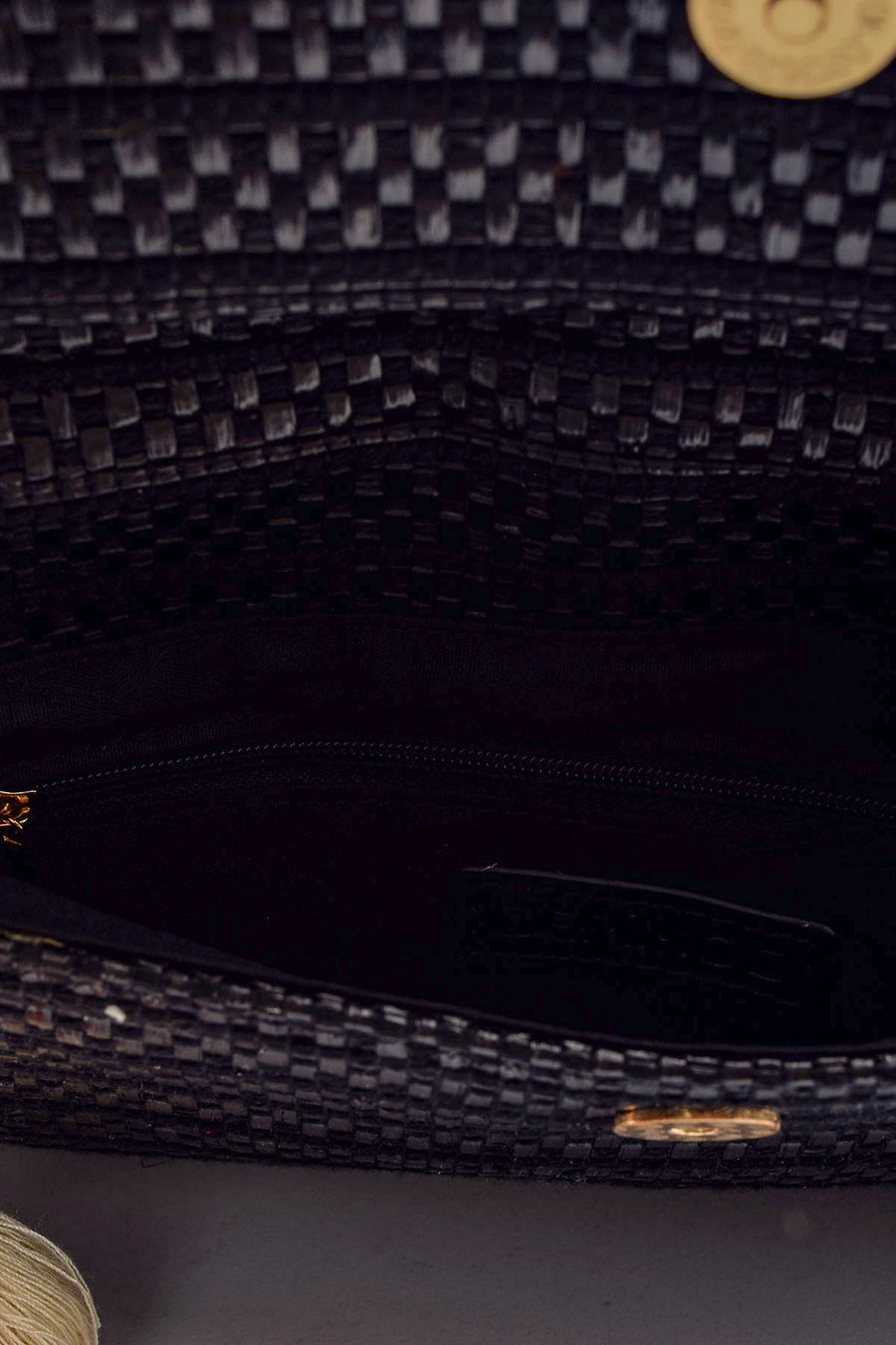 Women's Straw Portfolio Bag