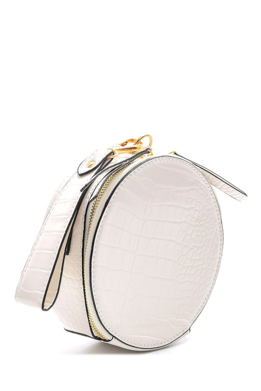 Women's Crocodile Patterned Crossbody Bag
