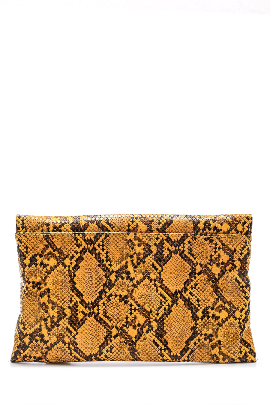 Women's Crocodile Patterned Clutch Bag