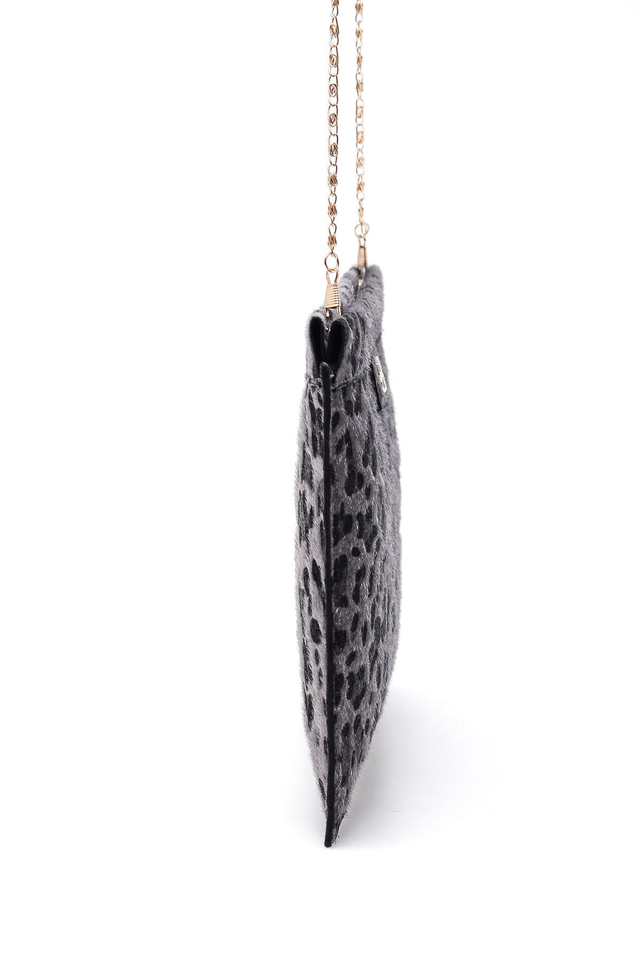 Women's Leopard Patterned Clutch Bag