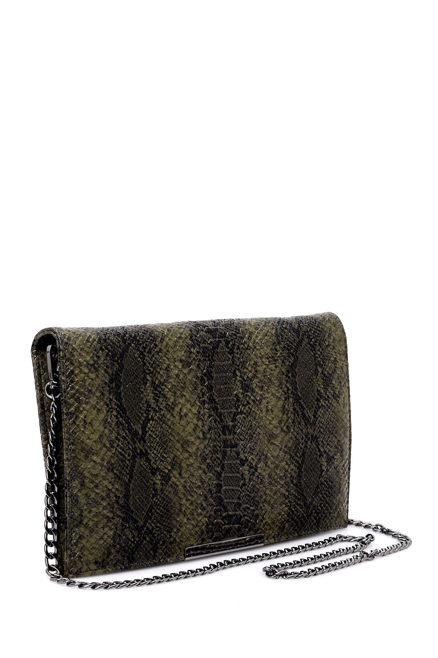 Women's Snakeskin Patterned Bag