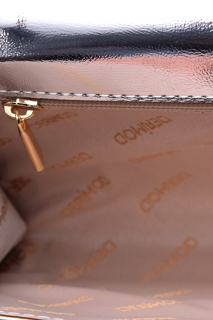 Women's Silver Portfolio Bag