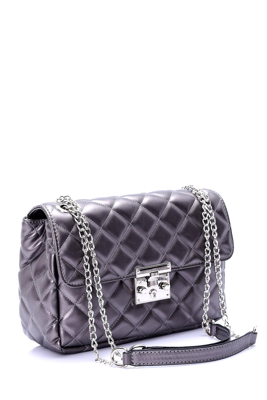 Women's Quilted Chain Bag