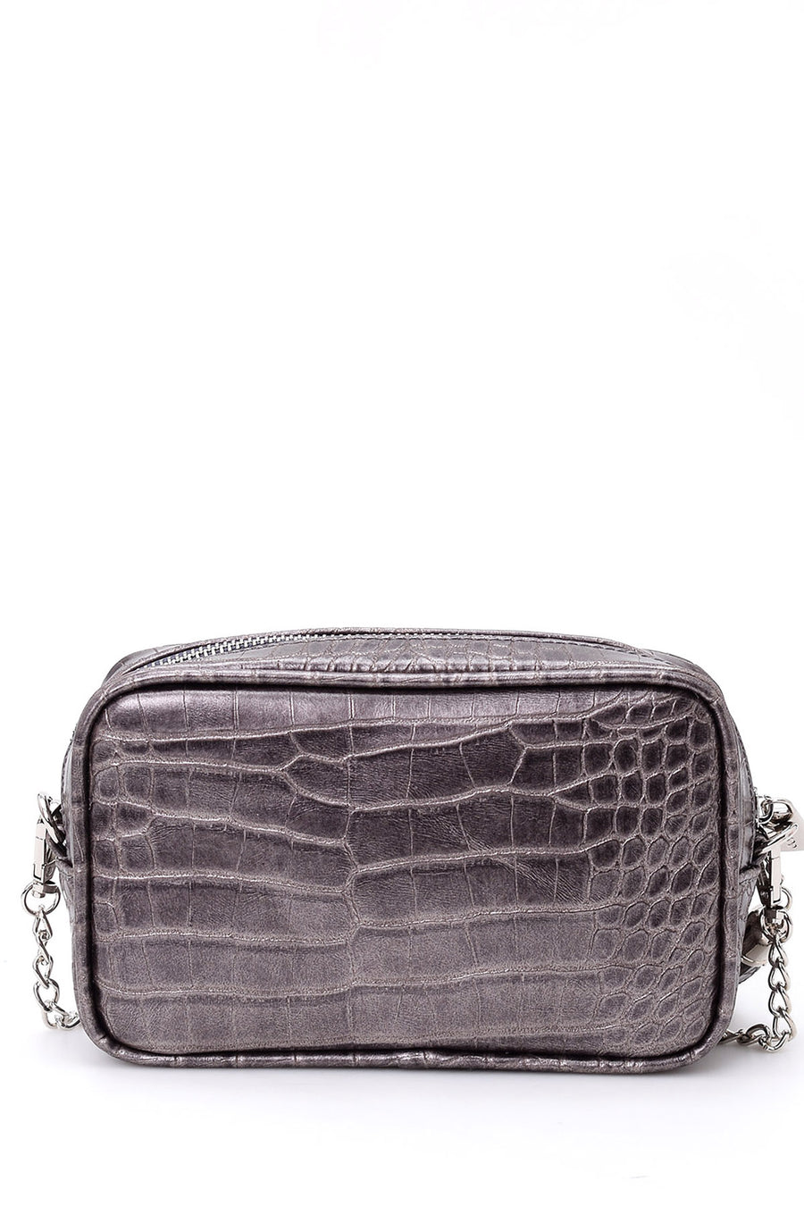 Women's Crocodile Patterned Chain Bag