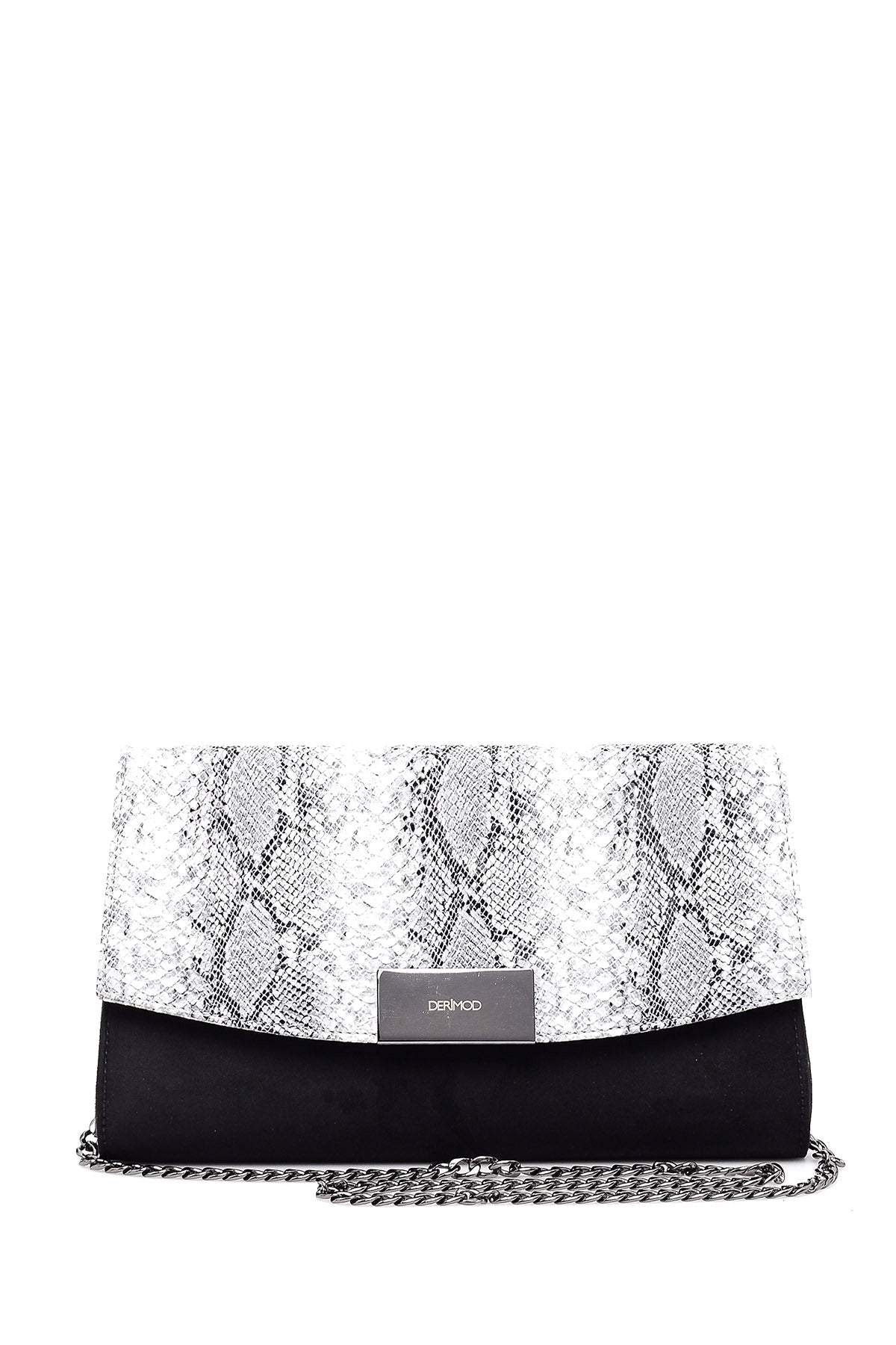 Women's Snakeskin Detailed Clutch Bag 19SBD292914 | Derimod