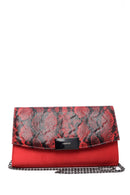 Women's Snakeskin Detailed Clutch Bag | Derimod