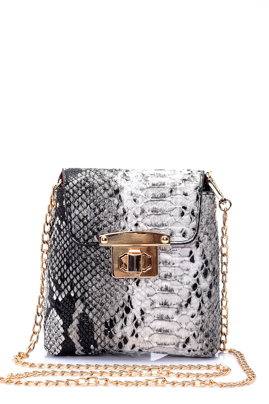Women's Snakeskin Patterned Bag 19SBD293040 | Derimod