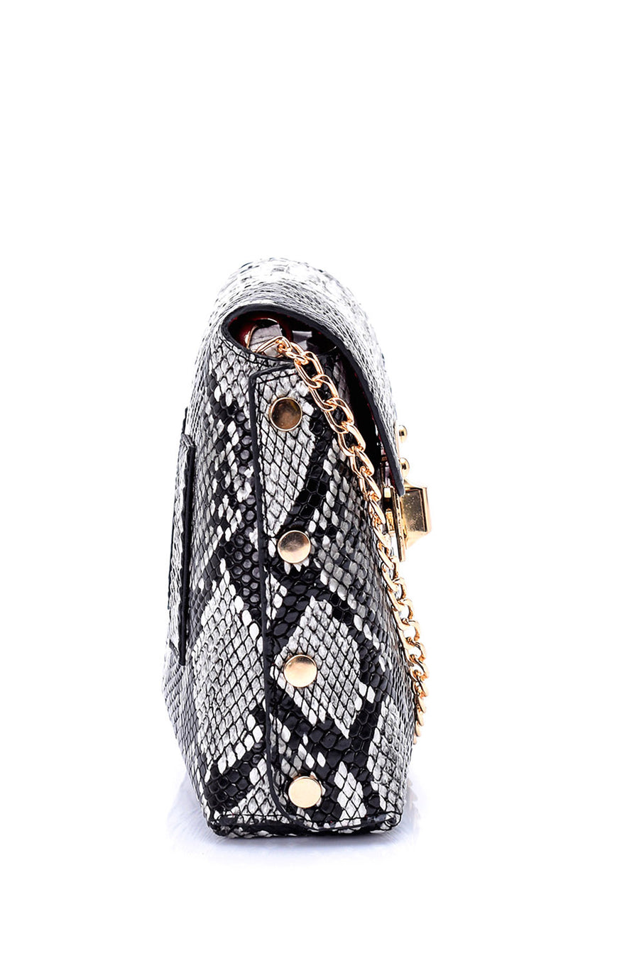 Women's Snakeskin Patterned Bag