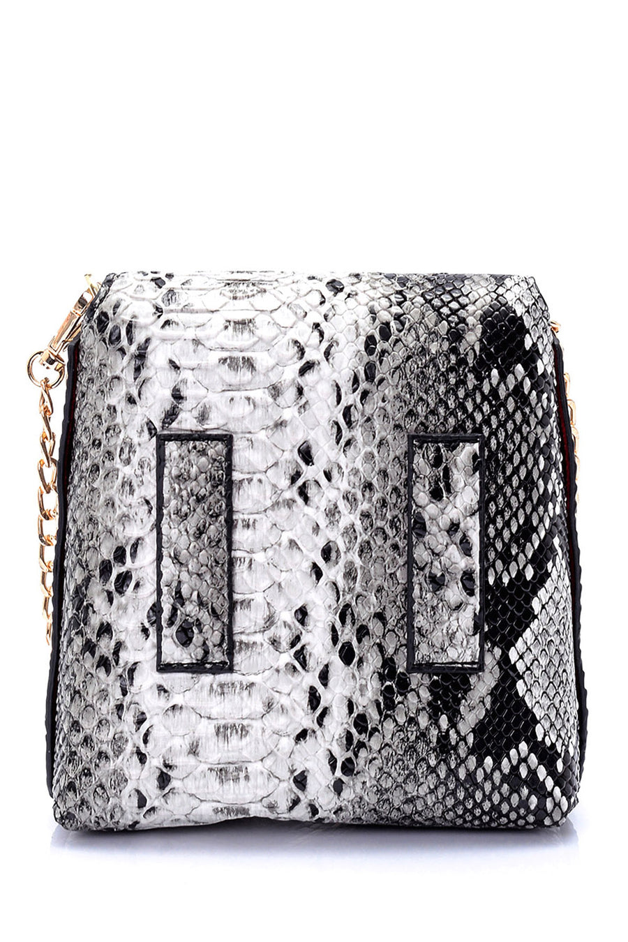 Women's Snakeskin Patterned Bag