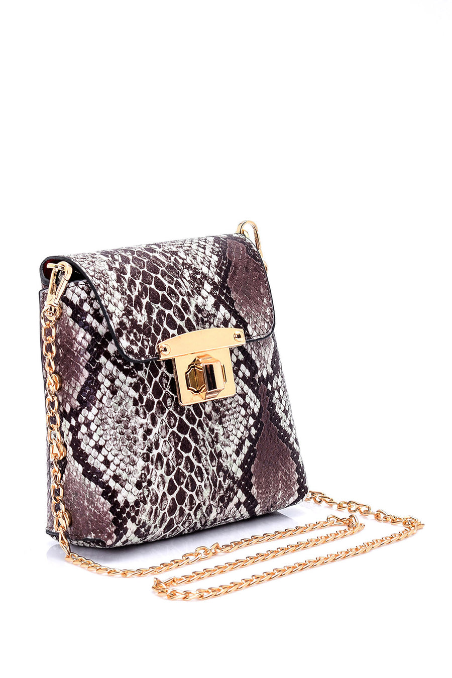 Women's Snakeskin Patterned Bag