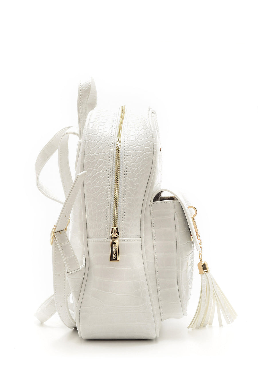 Women's Crocodile Patterned Backpack