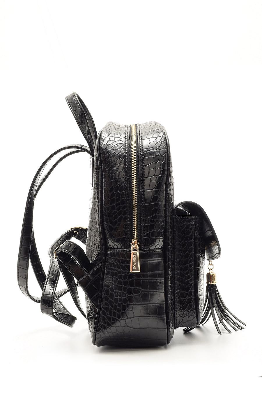 Women's Crocodile Patterned Backpack