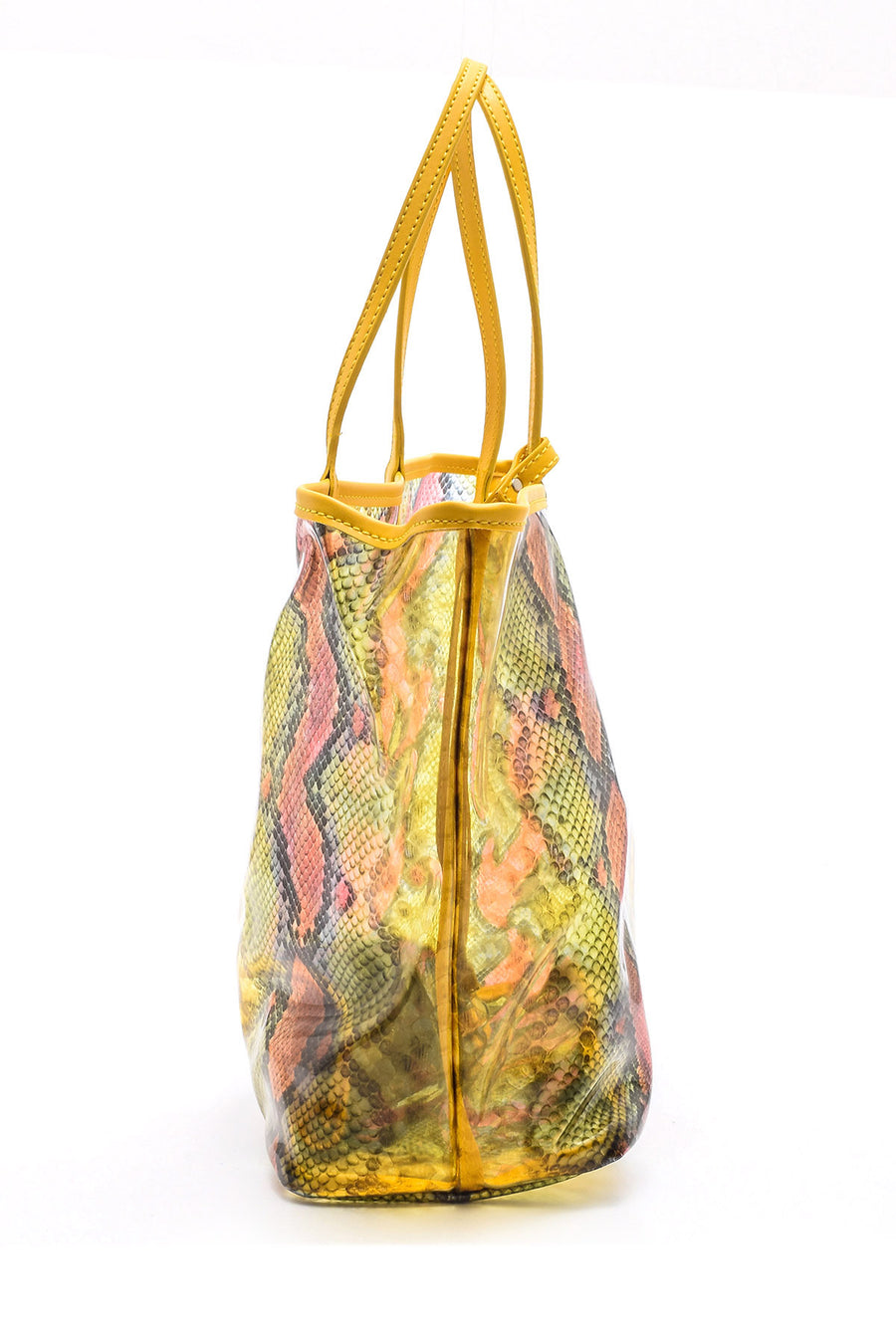 WOMEN'S CROCOTE PATTERNED TRANSPARENT BAG