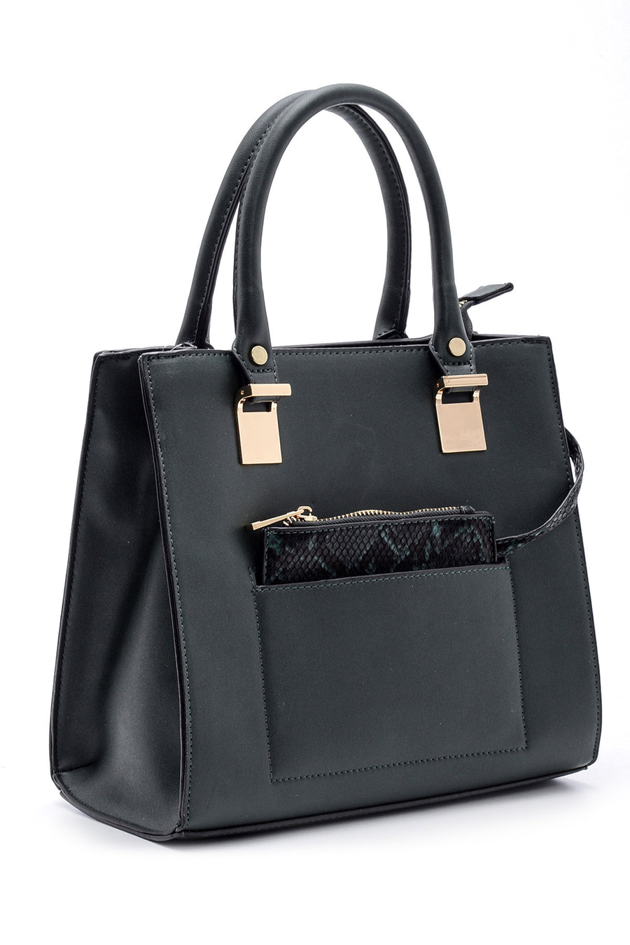 Women's Snake Pattern Detailed Bag