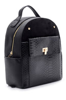 Kadın Kroko Desenli Sırt Çantası | Derimod