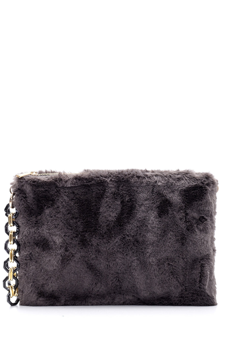 Women's Plush Portfolio Bag 19WBD2427PH | Derimod