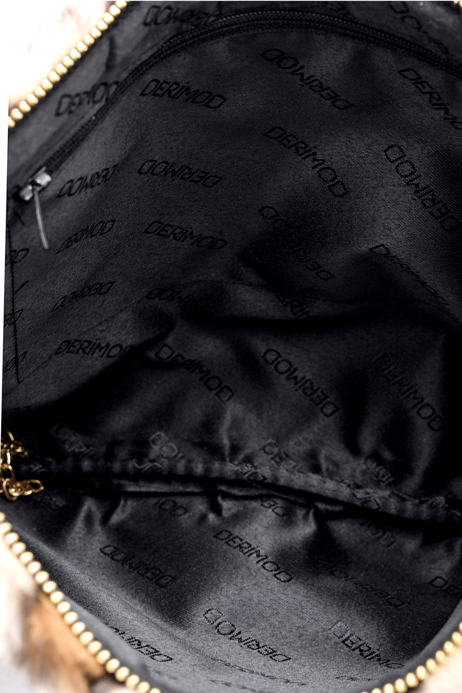 Women's Plush Leopard Portfolio Bag