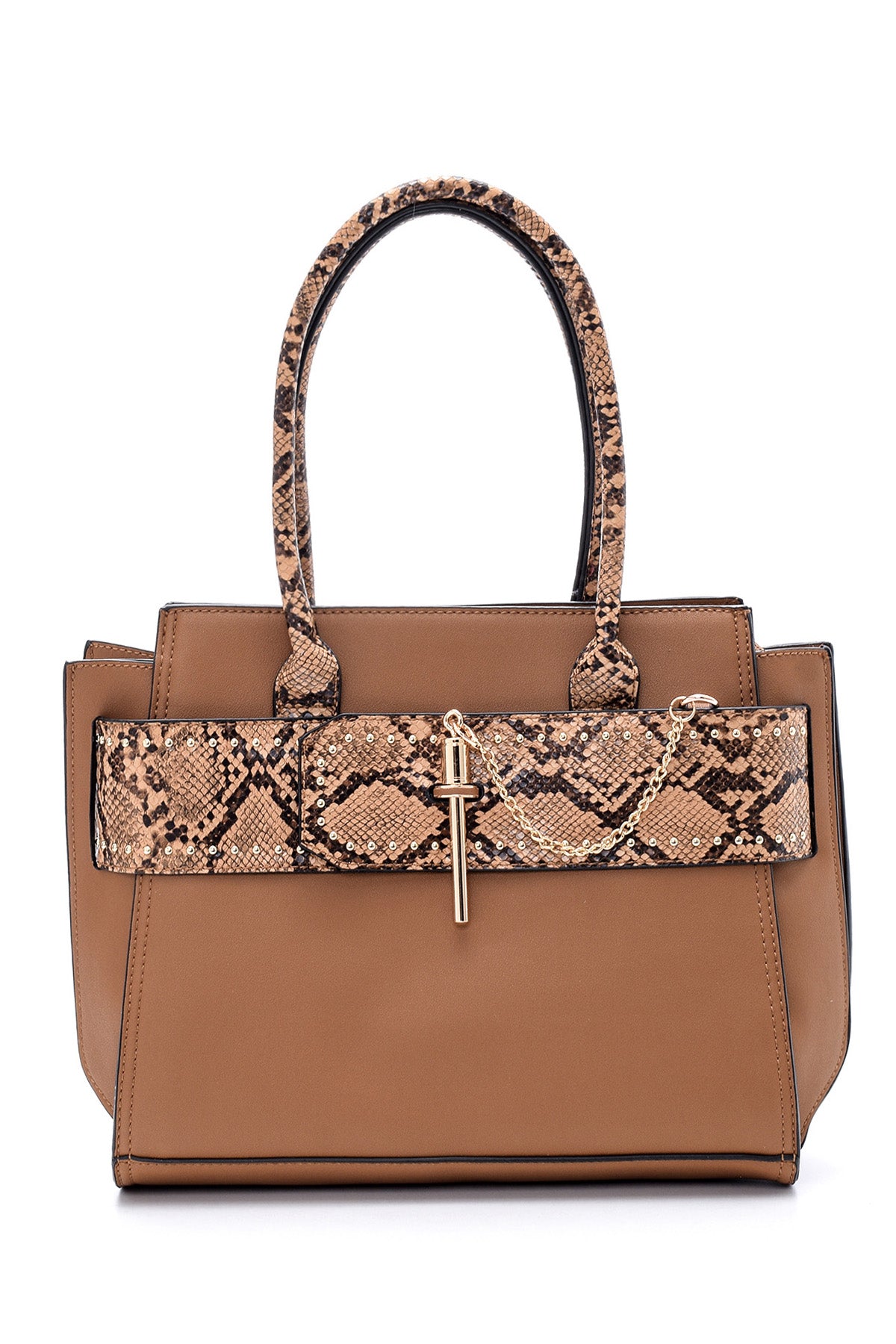 Kadın Kroko Detaylı Omuz Çantası 19WBD253714 | Derimod