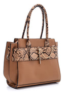 Kadın Kroko Detaylı Omuz Çantası | Derimod