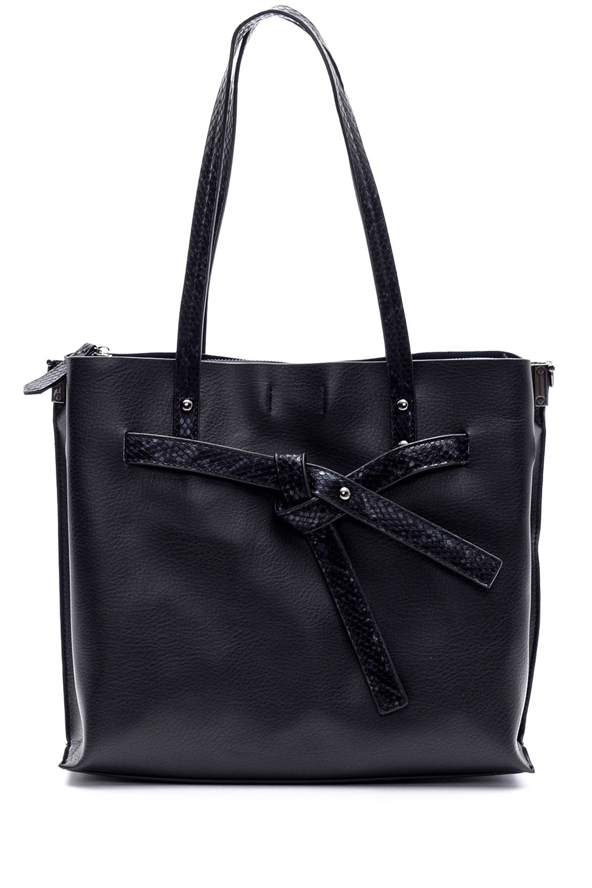 Women's Crocodile Detailed Shoulder Bag 19WBD253814 | Derimod