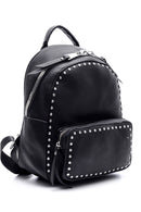 Kadın Siyah Suni Deri Sırt Çantası | Derimod