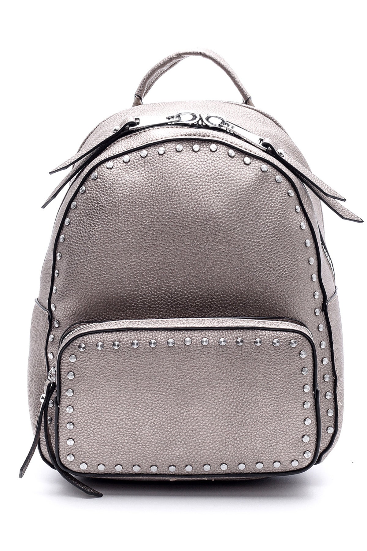 Kadın Antrasit Suni Deri Sırt Çantası 19WBD2563FT | Derimod