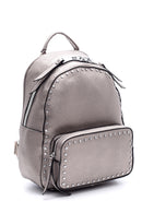 Kadın Antrasit Suni Deri Sırt Çantası | Derimod