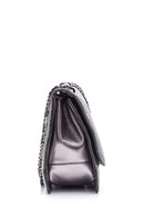 Women's Staple Detailed Patent Leather Bag | Derimod