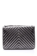 Women's Staple Detailed Patent Leather Bag | Derimod