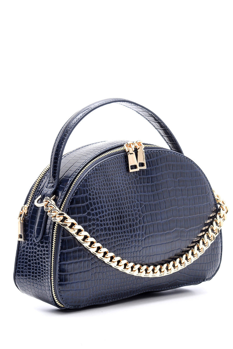 Women's Crocodile Patterned Bag