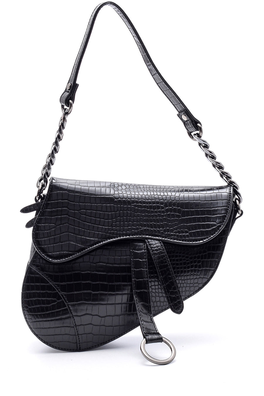 Women's Crocodile Patterned Shoulder Bag 19WBD2635E3 | Derimod