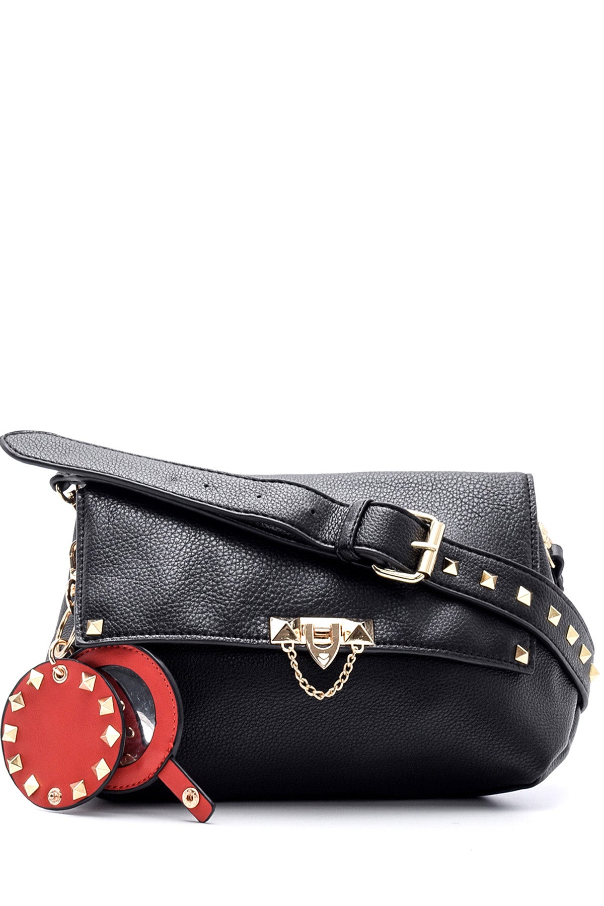Women's Studded Detailed Crossbody Bag 19WBD2640FT | Derimod