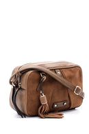 Women's Suede Crossbody Bag | Derimod