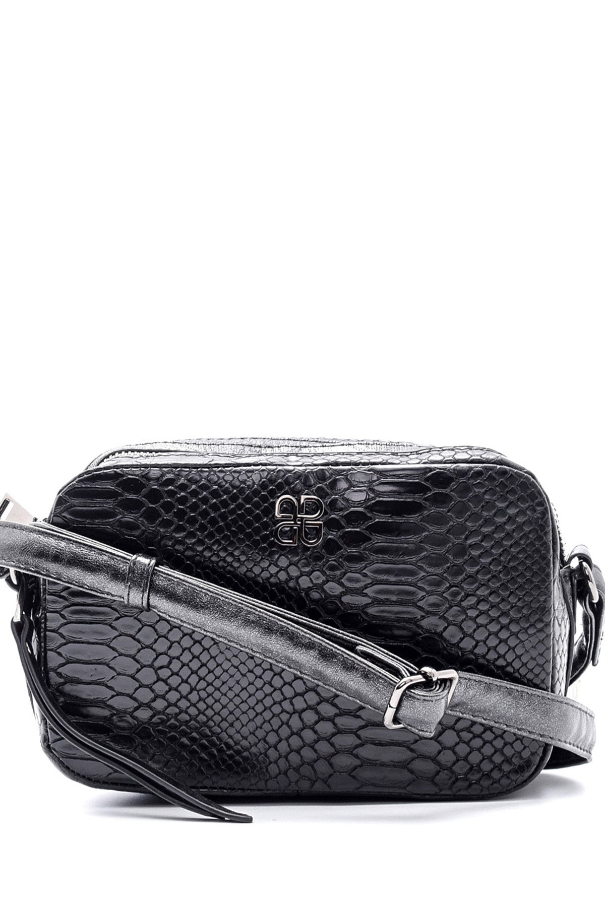 Kadın Kroko Desenli Çapraz Çanta 19WBD265340 | Derimod