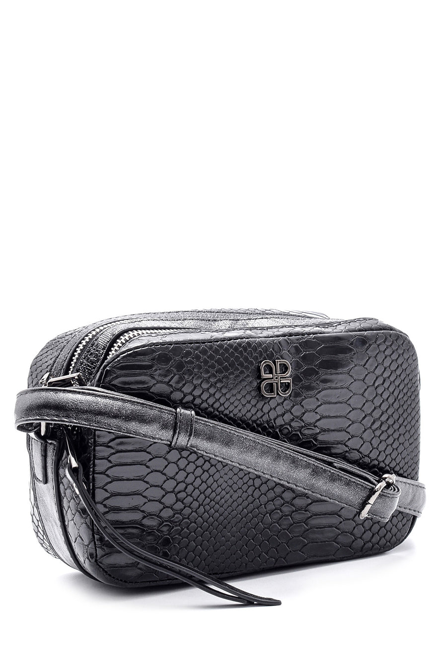 Women's Crocodile Patterned Crossbody Bag