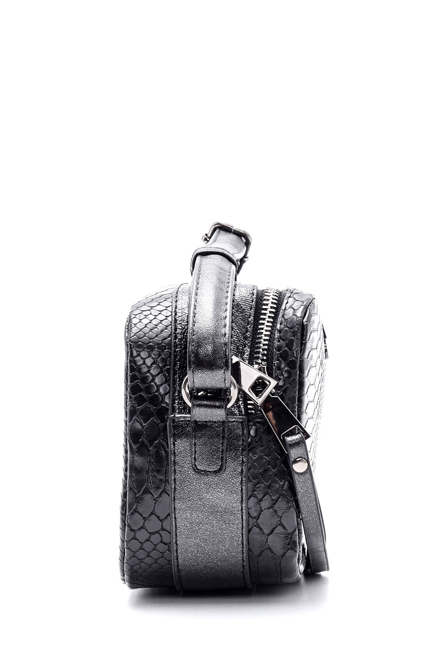 Women's Crocodile Patterned Crossbody Bag