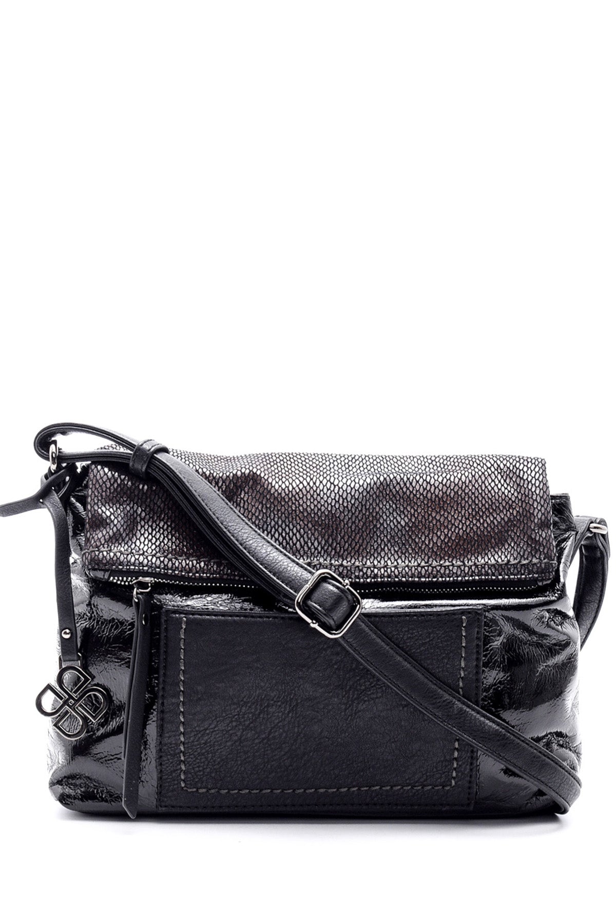 Kadın Kroko Detaylı Çapraz Çanta 19WBD265914 | Derimod