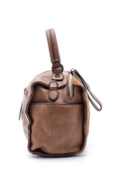 Women's Suede Detailed Shoulder Bag | Derimod
