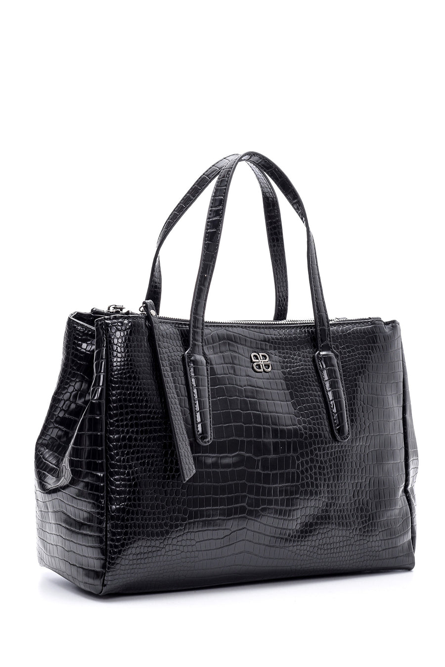 Women's Crocodile Patterned Shoulder Bag
