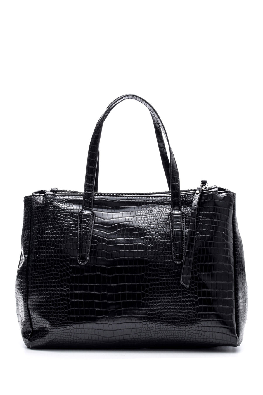 Women's Crocodile Patterned Shoulder Bag