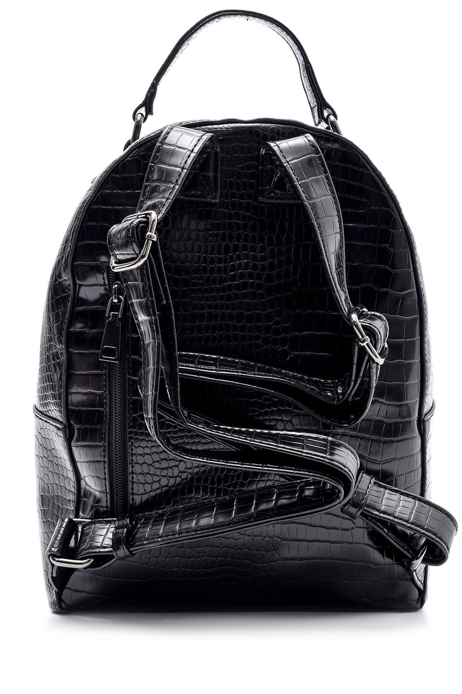 Women's Crocodile Detailed Backpack