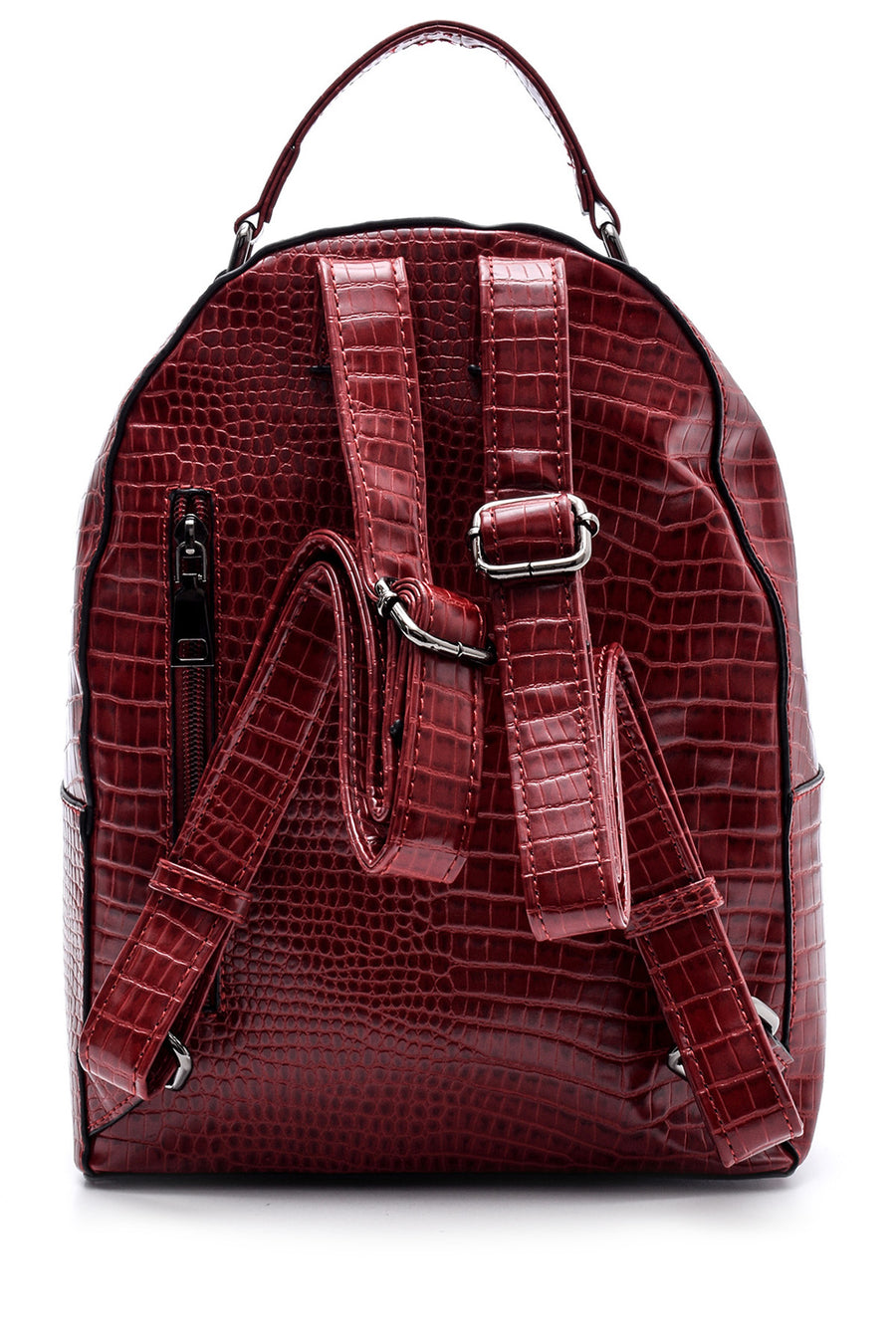 Women's Crocodile Detailed Backpack