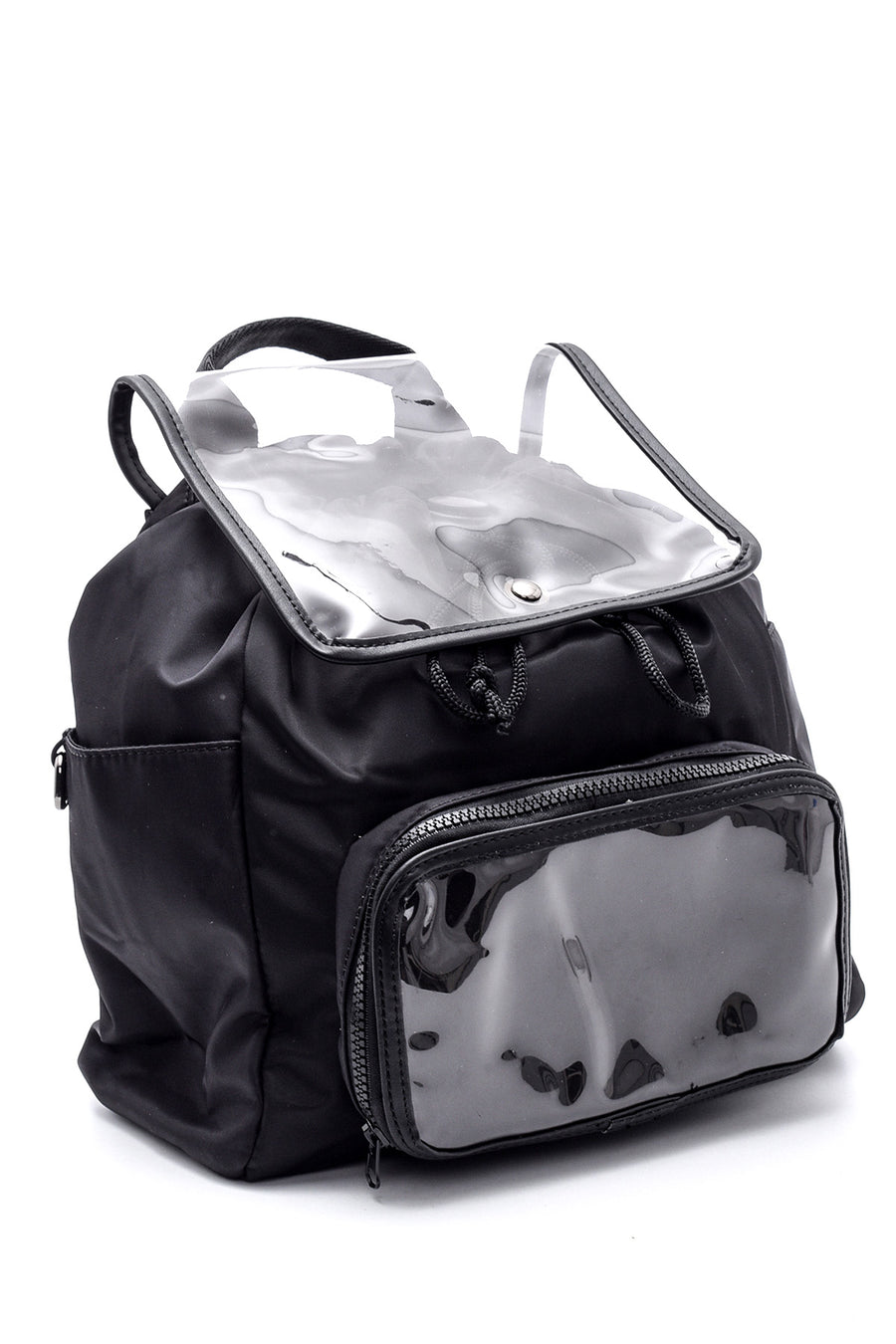 Women's Transparent Detailed Backpack