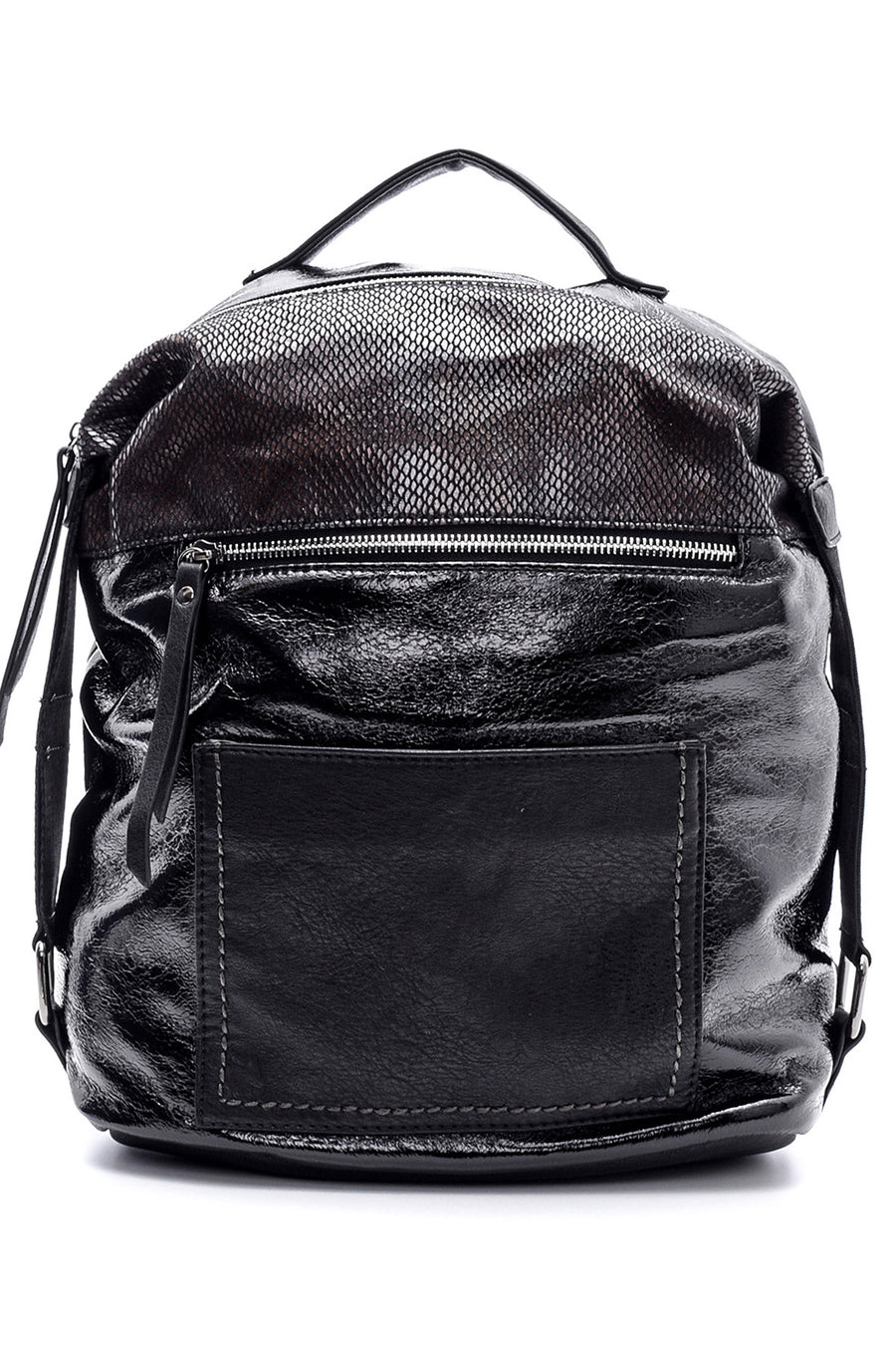 Women's Snakeskin Pattern Detailed Backpack 19WBD269814 | Derimod