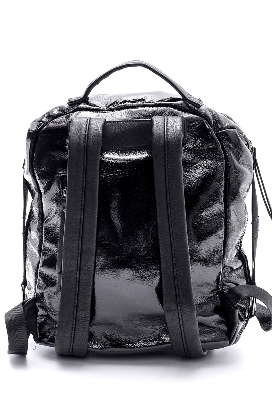 Women's Snakeskin Pattern Detailed Backpack