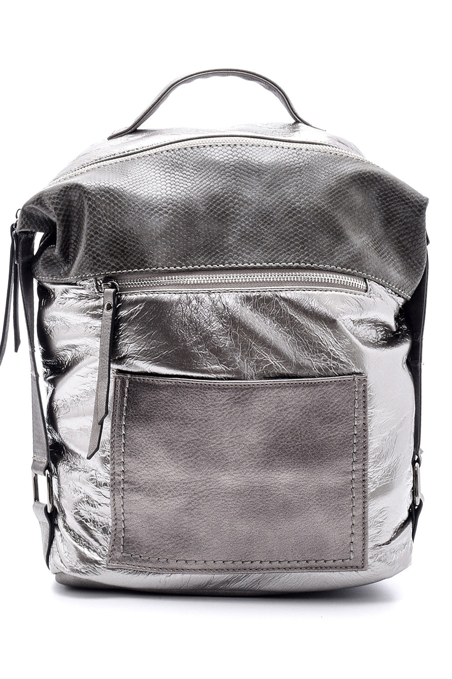 Women's Snakeskin Pattern Detailed Backpack 19WBD269814 | Derimod