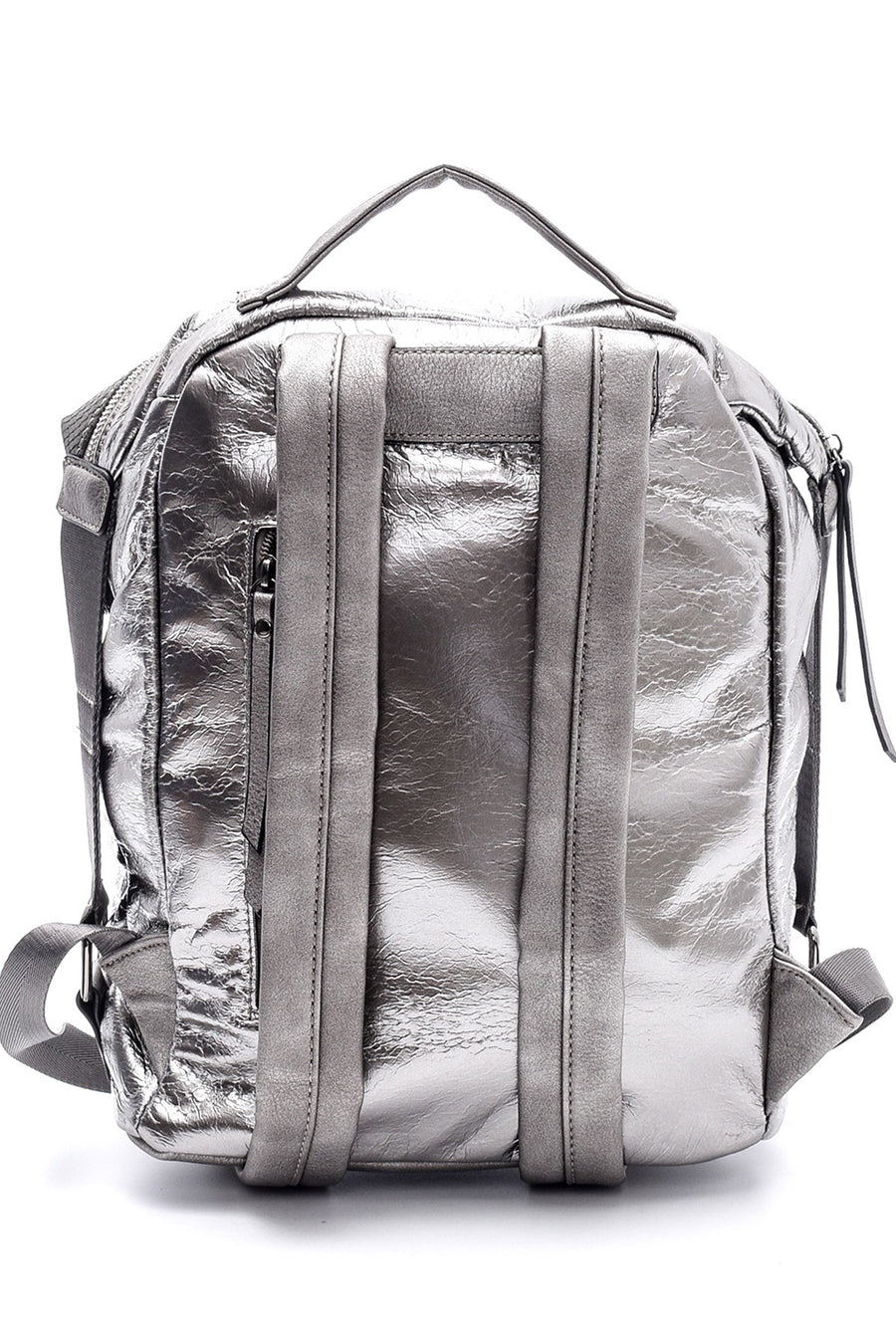Women's Snakeskin Pattern Detailed Backpack
