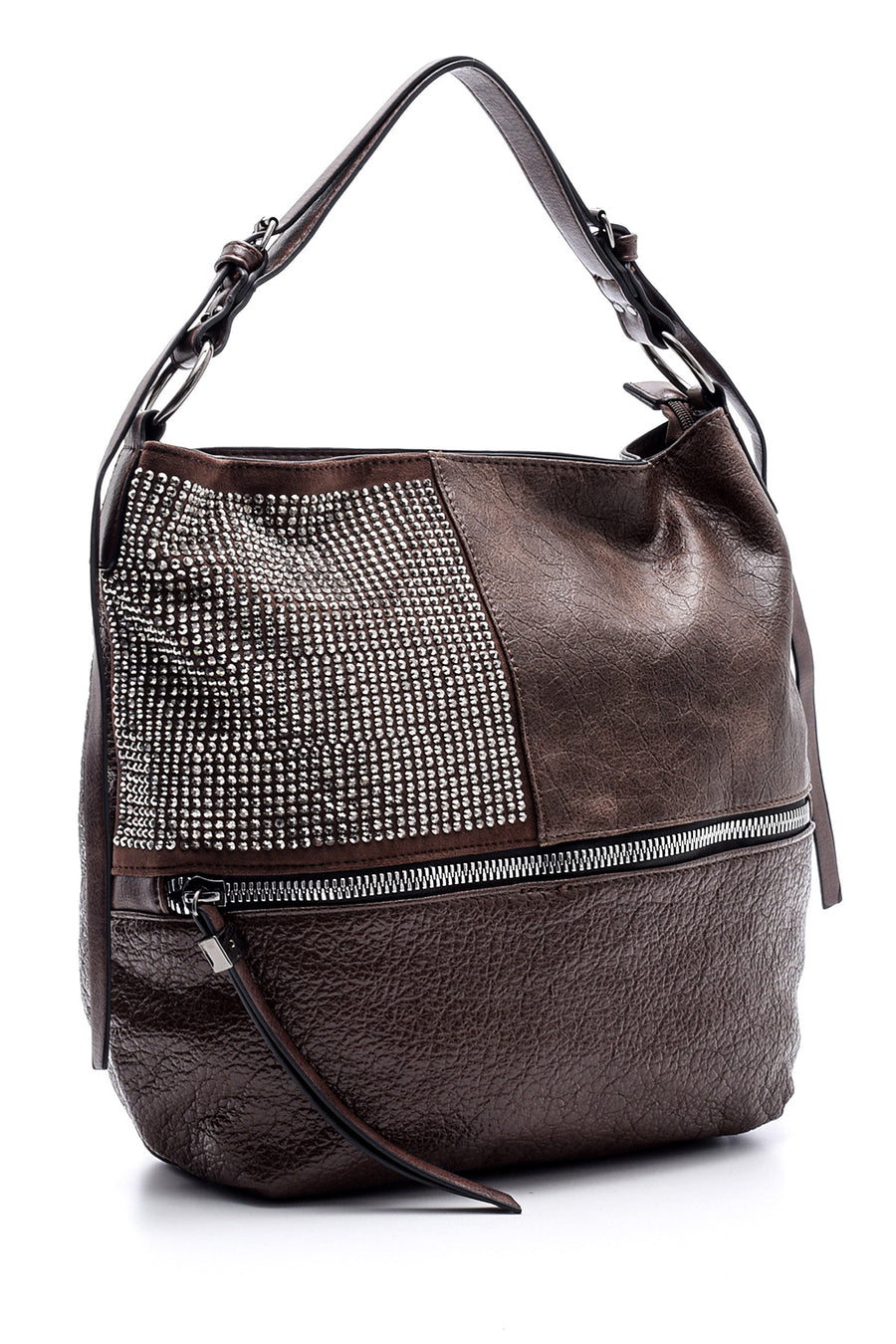 Women's Studded Detailed Shoulder Bag