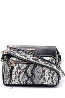 Women's Snakeskin Patterned Crossbody Bag | Derimod
