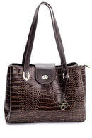 Women's Crocodile Patterned Shoulder Bag | Derimod